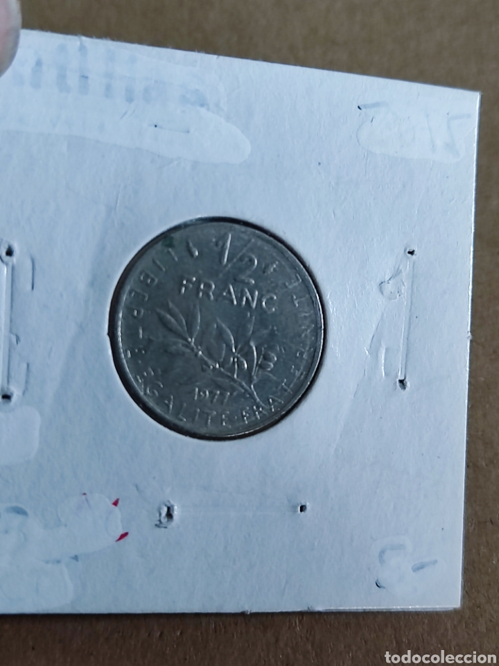 Monedas antiguas de Europa: Moneda Francia 1977 - Foto 2