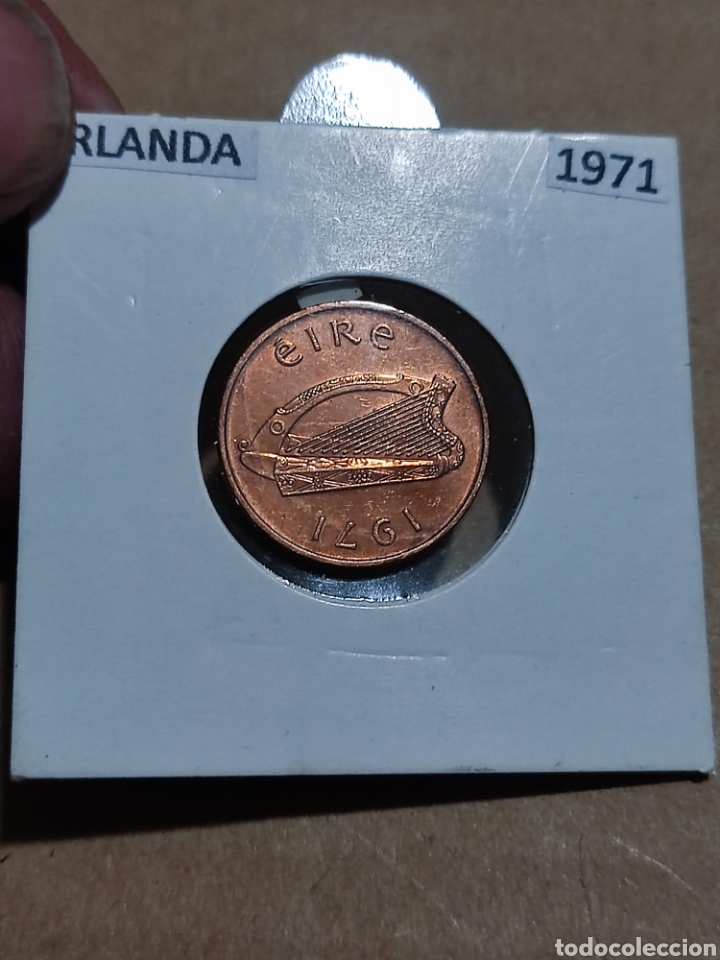 Monedas antiguas de Europa: Moneda Eire 1971 - Foto 1