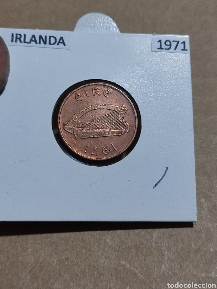 Monedas antiguas de Europa: Moneda Irlanda 1971 - Foto 1