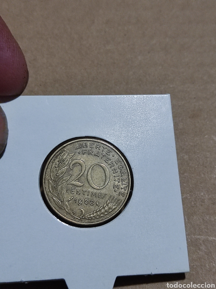 Monedas antiguas de Europa: Moneda Francia 1968 - Foto 2