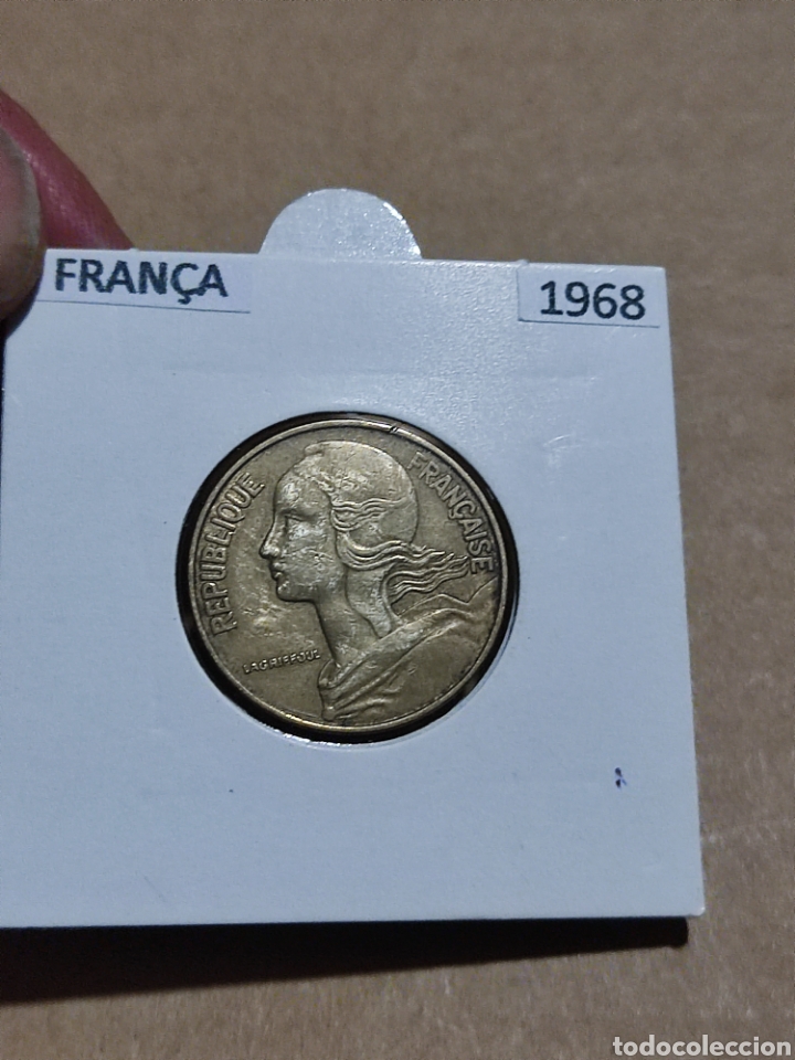 Monedas antiguas de Europa: Moneda Francia 1968 - Foto 1