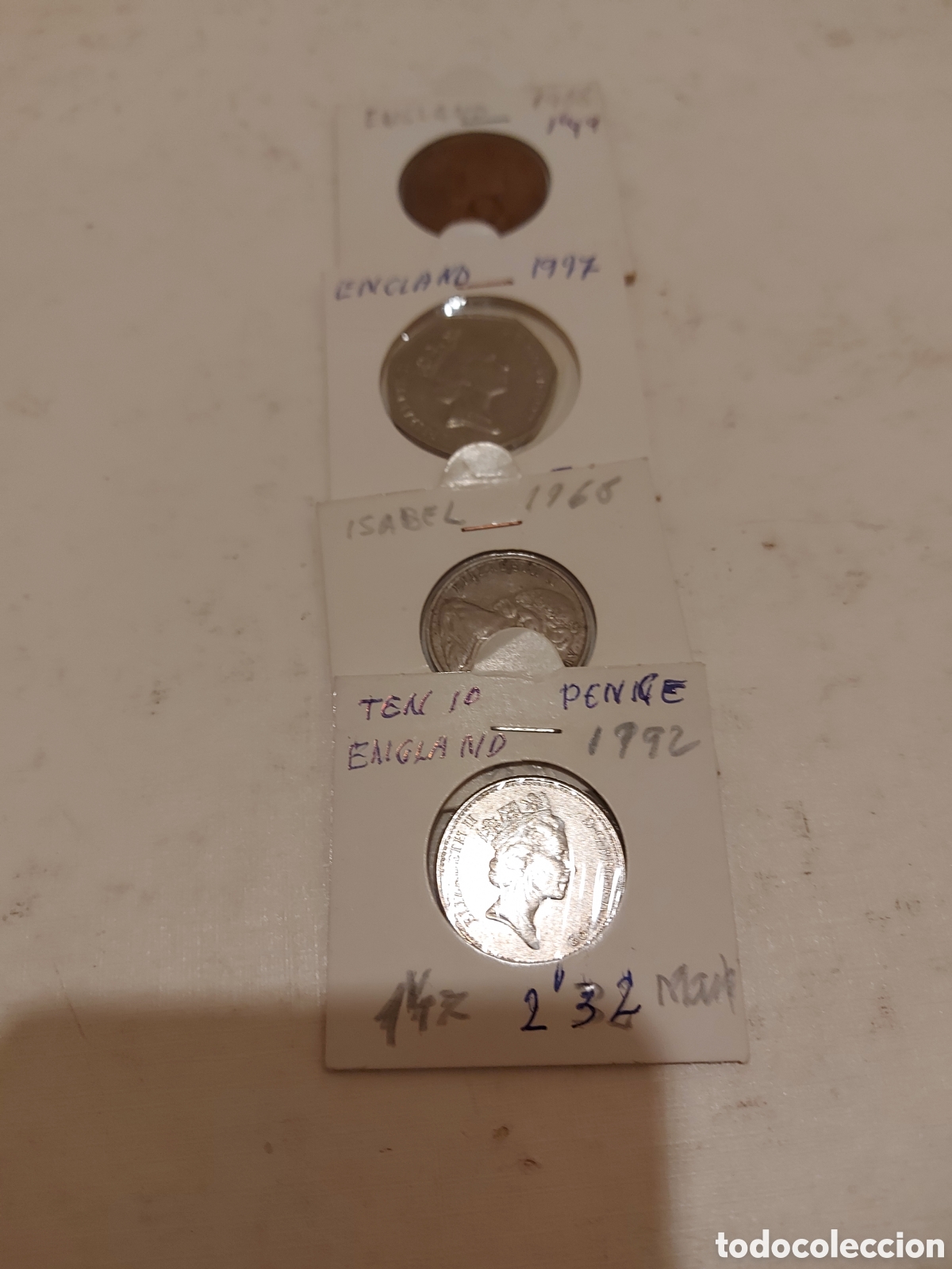 Monedas antiguas de Europa: 5 de England - Foto 1