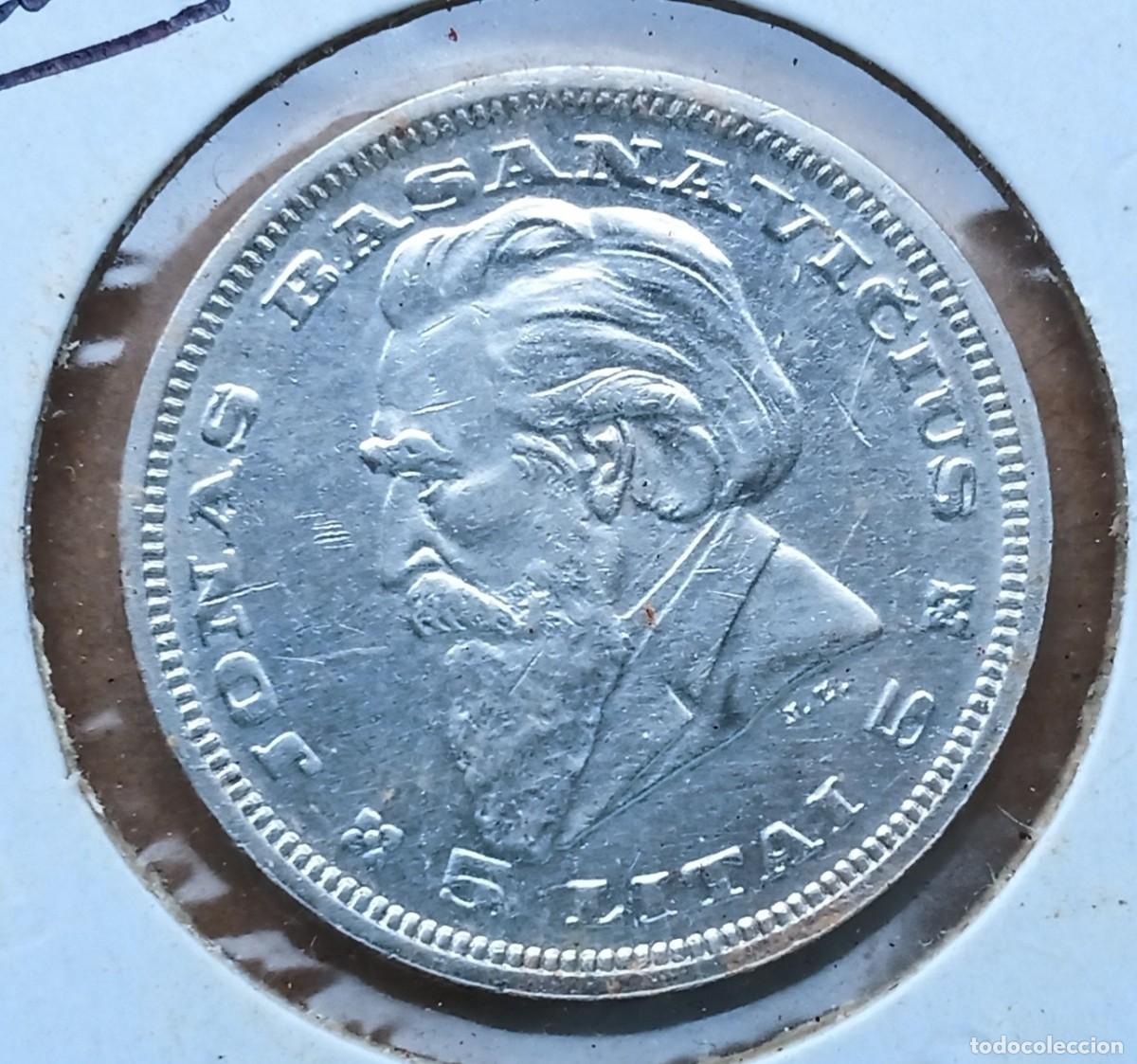 Monedas antiguas de Europa: LITUANIA - 5 LITAI 1936 EBC - Foto 1