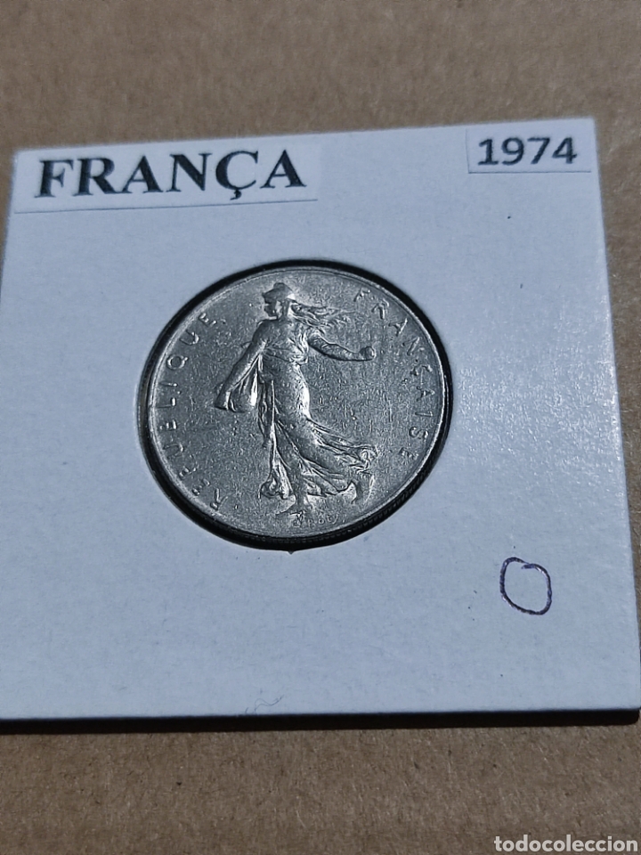 Monedas antiguas de Europa: Moneda Francia 1974 - Foto 1