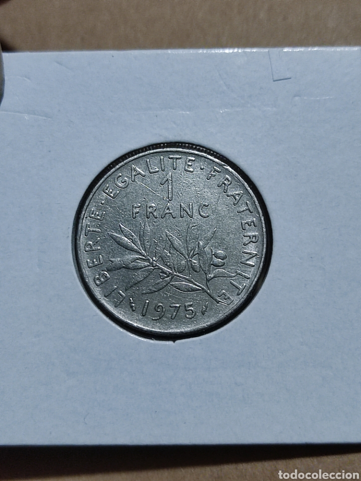 Monedas antiguas de Europa: Moneda Francia 1975 - Foto 2