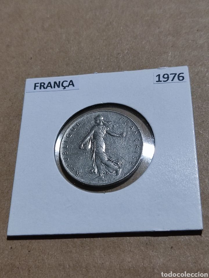 Monedas antiguas de Europa: Moneda Francia 1976 - Foto 1