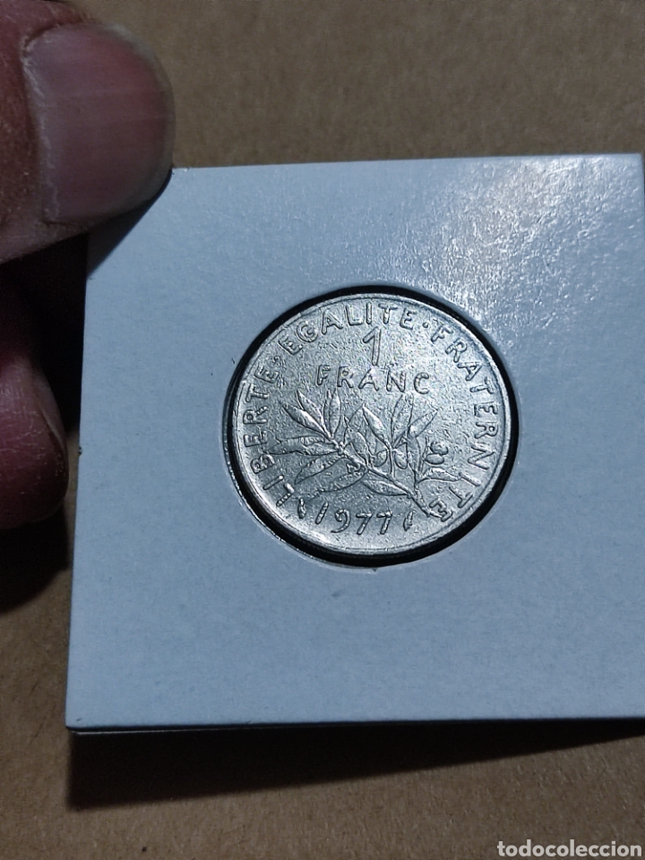 Monedas antiguas de Europa: Moneda Francia 1977 - Foto 2