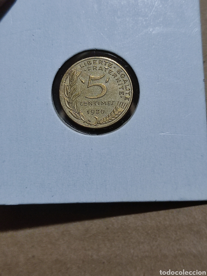 Monedas antiguas de Europa: Moneda Francia 1980 - Foto 2