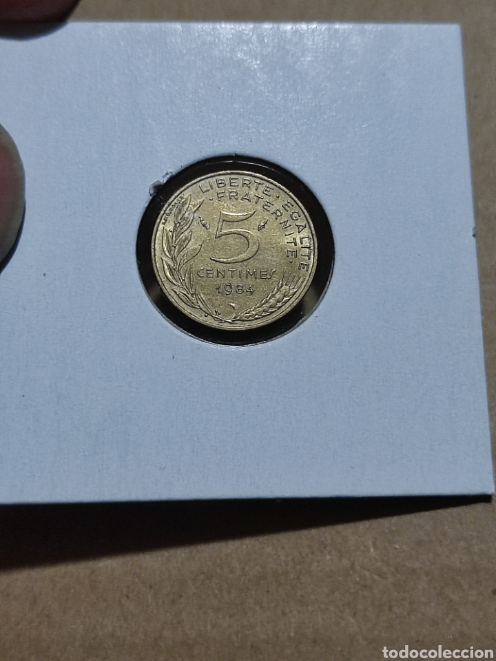 Monedas antiguas de Europa: Moneda Francia 1984 - Foto 2