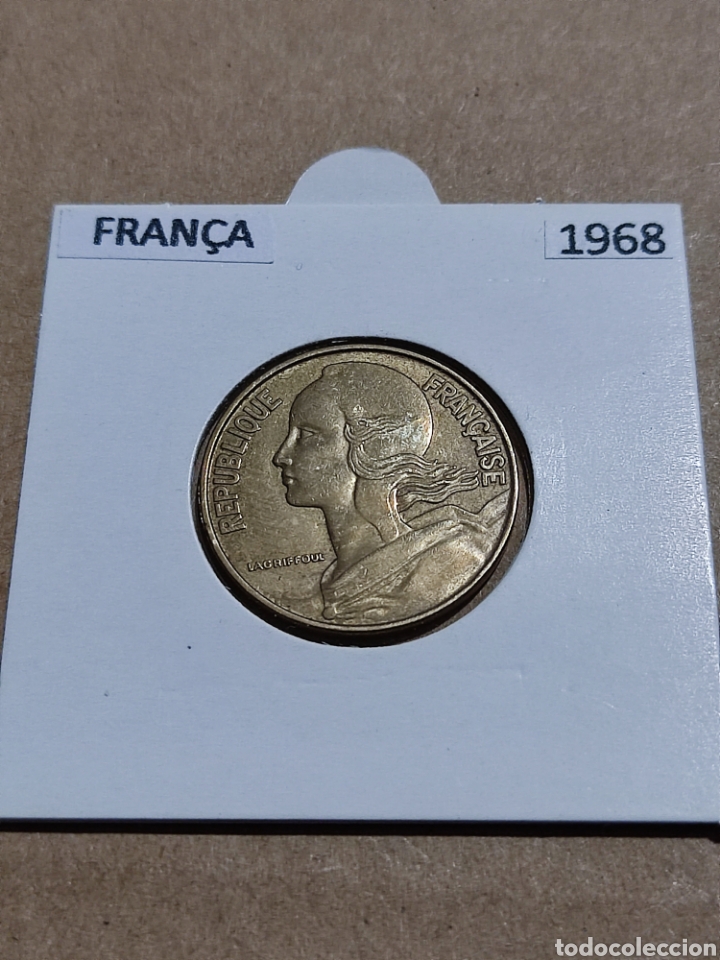 Monedas antiguas de Europa: Moneda Francia 1968 - Foto 1