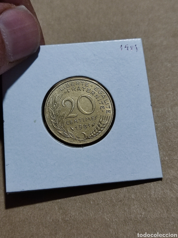 Monedas antiguas de Europa: Moneda Francia 1981 - Foto 2