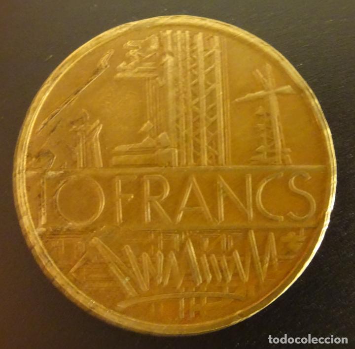 Monedas antiguas de Europa: FRANCIA 10 FRANC 1977 - Foto 2
