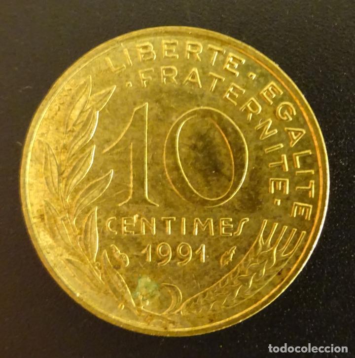 Monedas antiguas de Europa: FRANCIA 10 CENTIMES 1991 - Foto 2