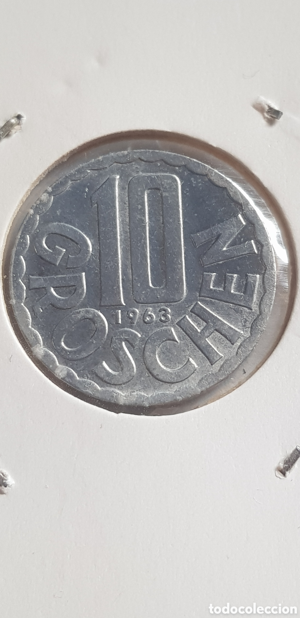 Monedas antiguas de Europa: 10 Groschen 1963 Austria - Foto 1