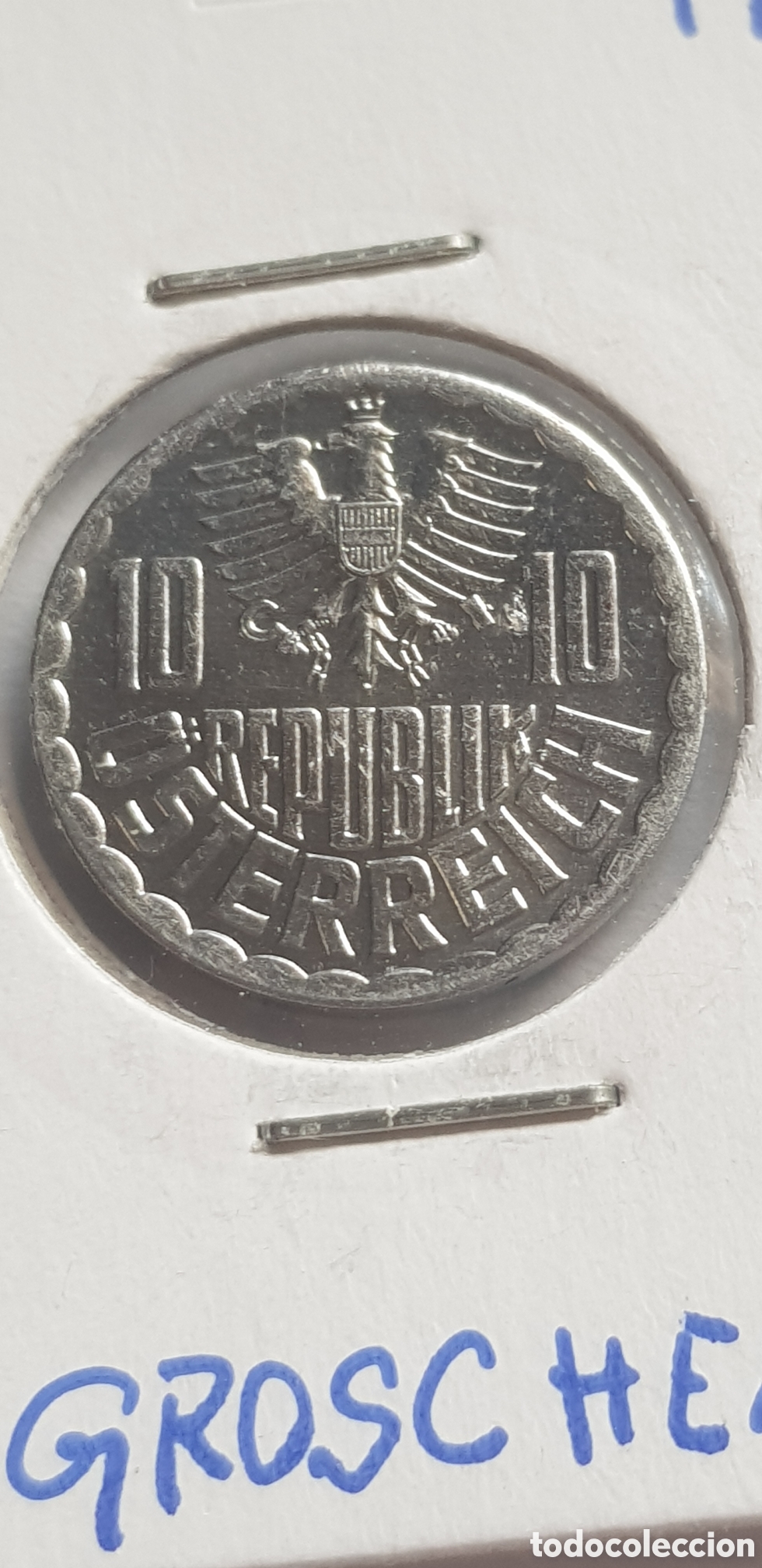 Monedas antiguas de Europa: 10 Groschen 1984 Austria - Foto 2