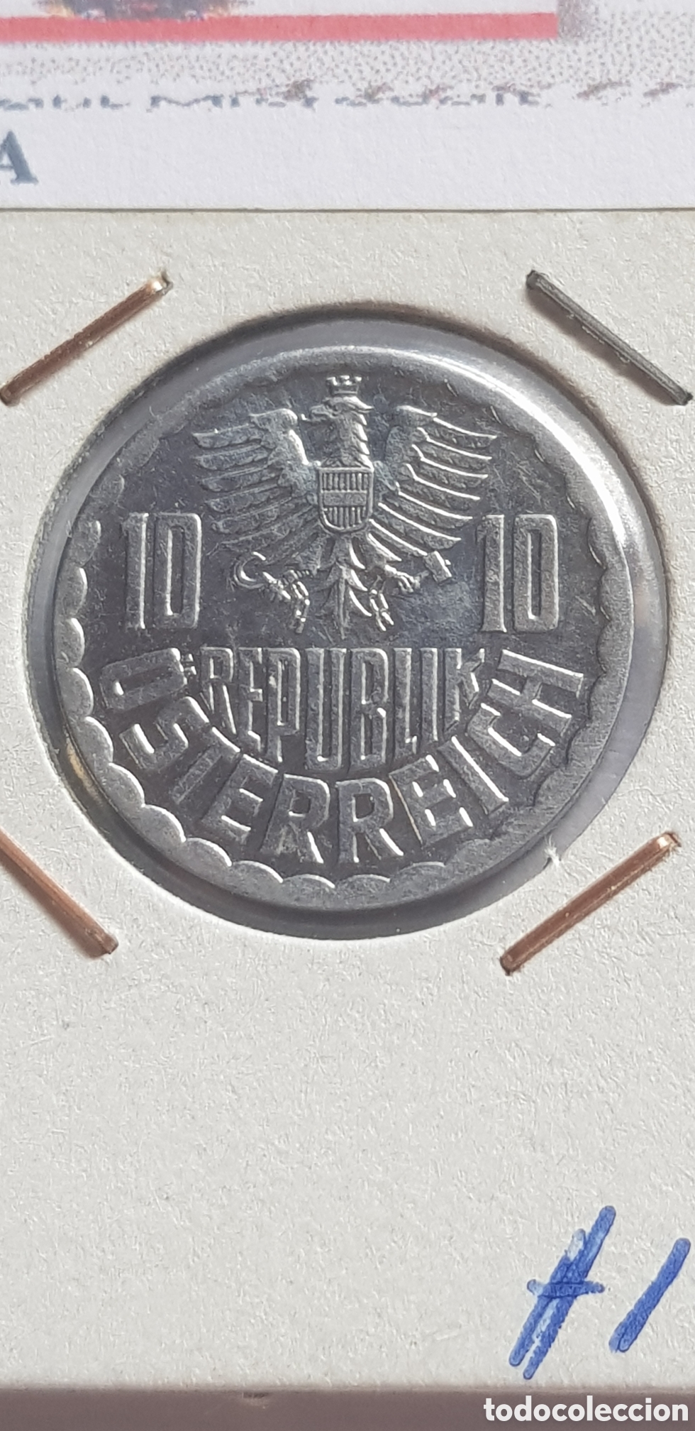 Monedas antiguas de Europa: 10 Groschen 1985 Austria - Foto 2