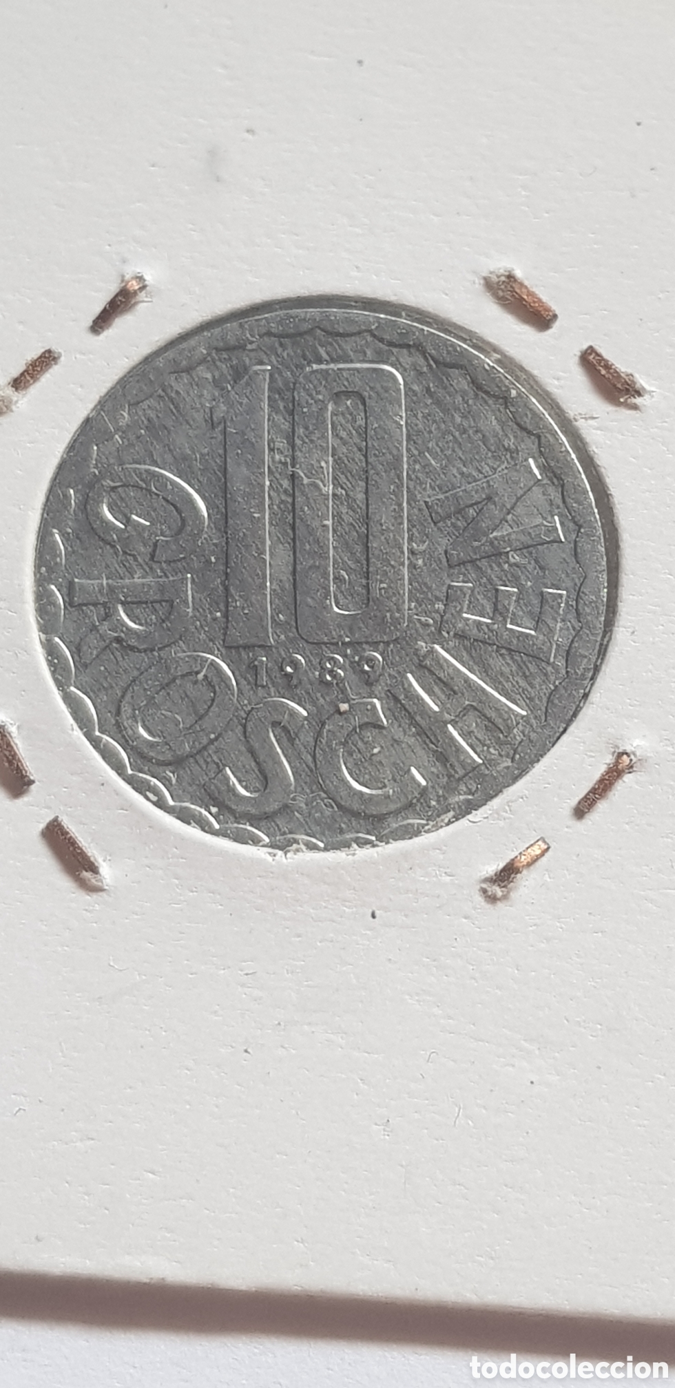 Monedas antiguas de Europa: 10 Groschen 1989 Austria - Foto 1
