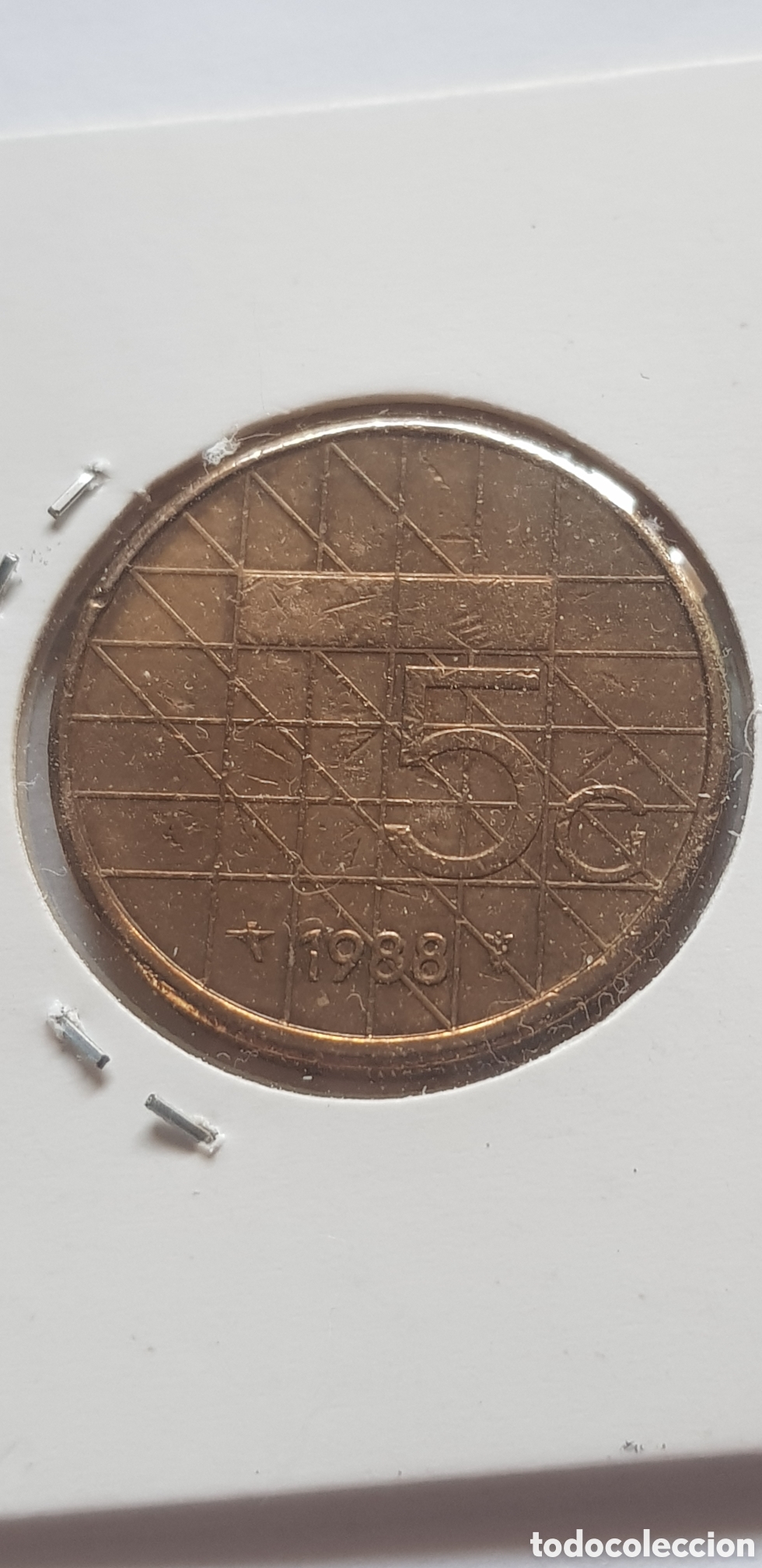 Monedas antiguas de Europa: 5 Gulden 1988 Holanda - Foto 1
