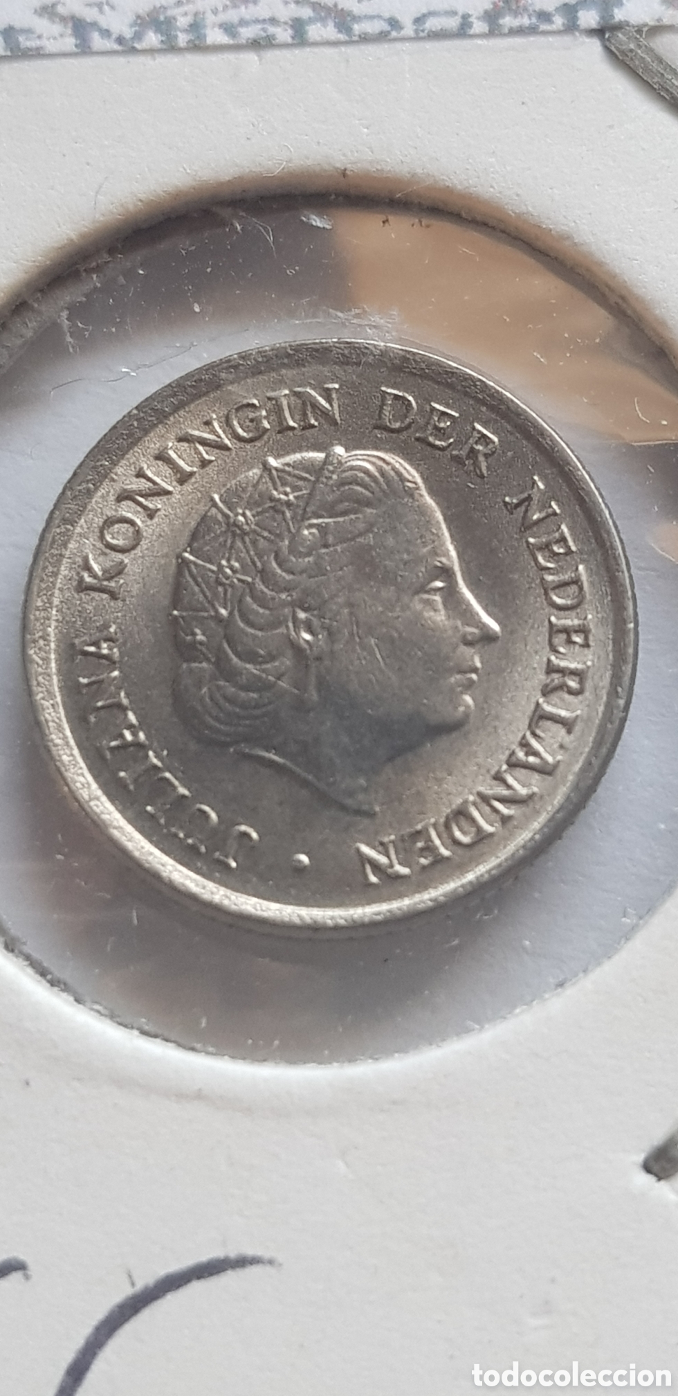 Monedas antiguas de Europa: 10 cent 1966 Holanda C&eacute;ntimos de Gulden Holanda - Foto 1