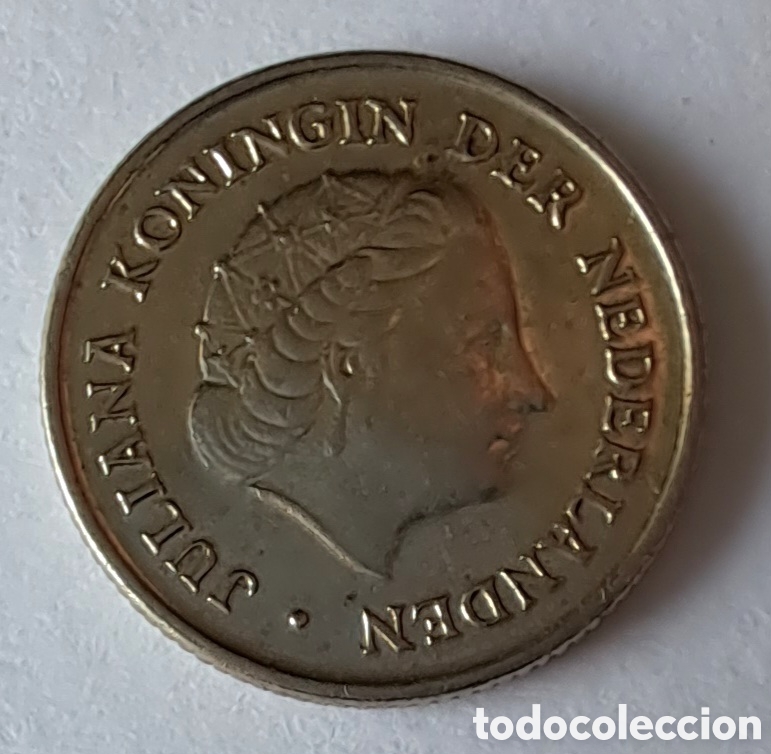 Monedas antiguas de Europa: Moneda de 10 C&eacute;ntimos de Holanda del a&ntilde;o 1971 - Foto 2