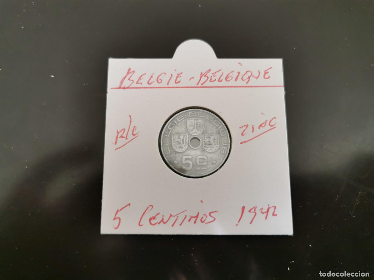 Alte M&uuml;nzen aus Europa: BELGICA 5 CENTIMOS 1942 BC KM=124 (BELGIE-BELGIQUE) ZINC II GM