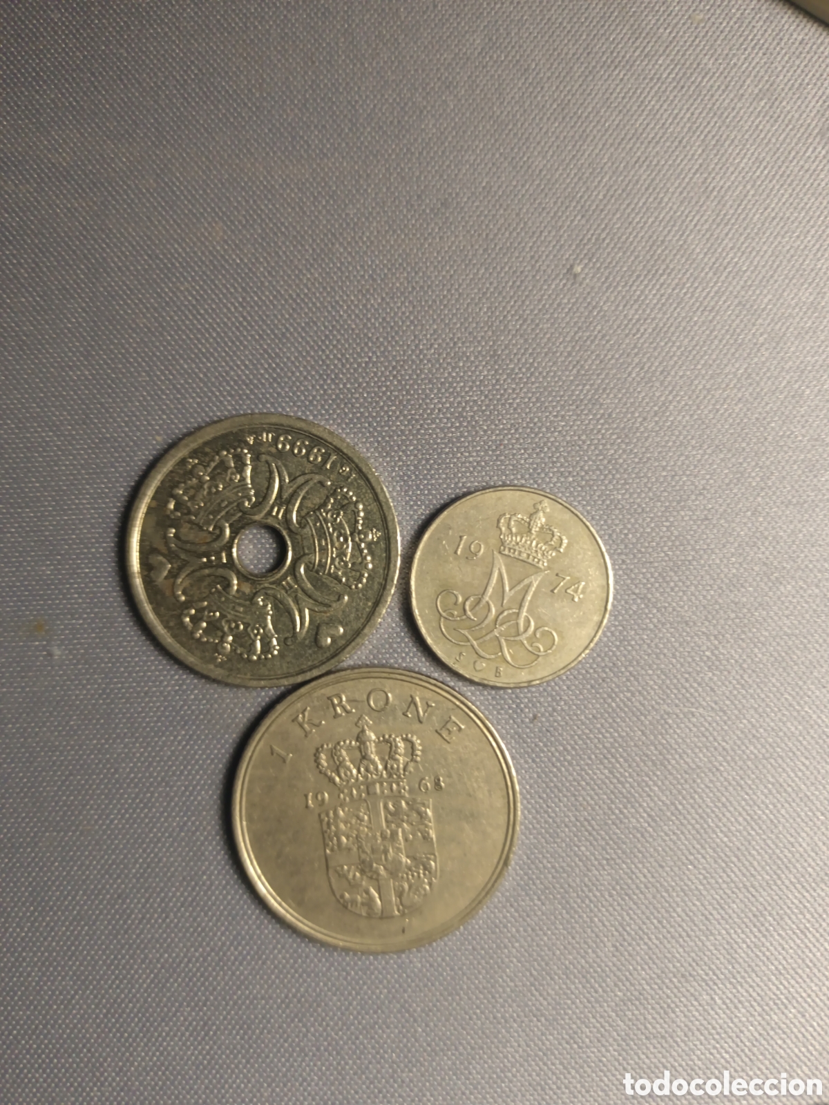 Monedas antiguas de Europa: Corona Dinamarca - Foto 1