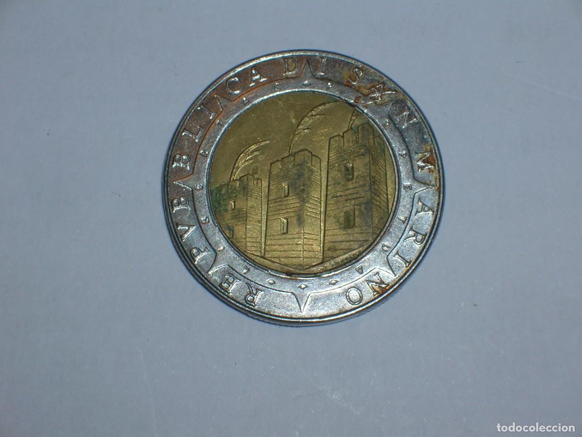 Moedas antigas da Europa: REPUBLICA SAN MARINO 500 liras 1992 (13686)
