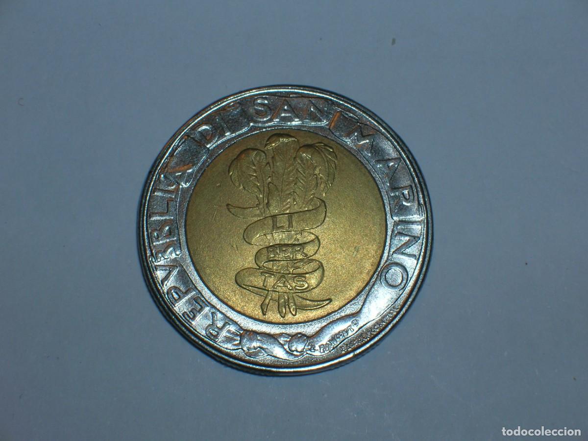 Moedas antigas da Europa: REPUBLICA SAN MARINO 500 liras 1995 (13688)