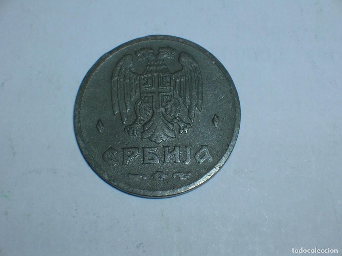 Moedas antigas da Europa: YUGOSLAVIA/SERBIA 2 dinares 1942 (13783)