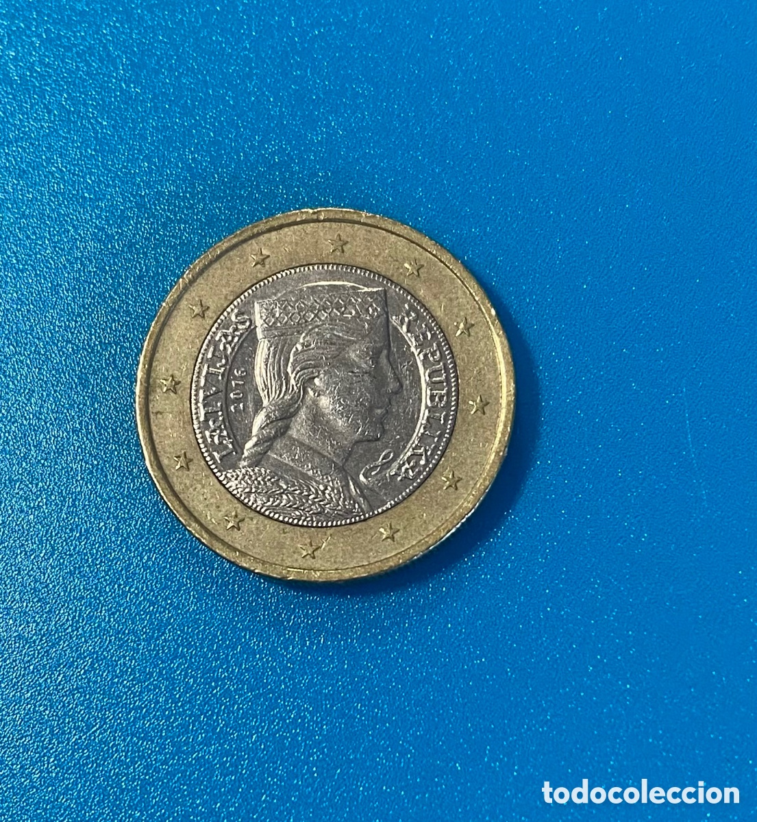 Monedas antiguas de Europa: 1 Euro Letonia 2016 - Foto 1