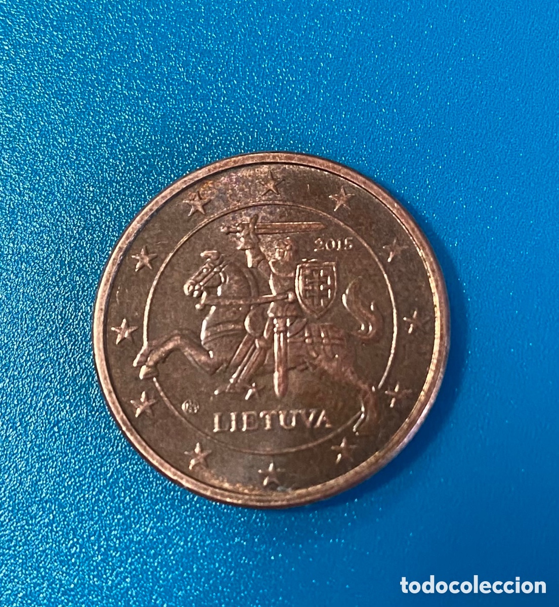 Monedas antiguas de Europa: 5 c&eacute;ntimos de euro Lituania 2015 - Foto 1