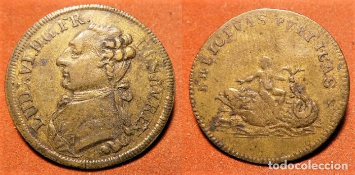 Monedas antiguas de Europa: JETON DE LUIS XVI - Foto 1