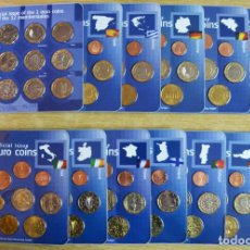 Monedas antiguas de Europa: COLECCIÓN CARTERAS 2002 - EUROS 12 PRIMEROS PAISES - 13 CARTERAS EUROS - EUROSET - LOT. 4294