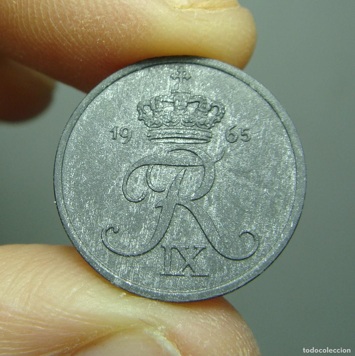 Monedas antiguas de Europa: 1 Ore. Dinamarca - 1965 - Foto 1
