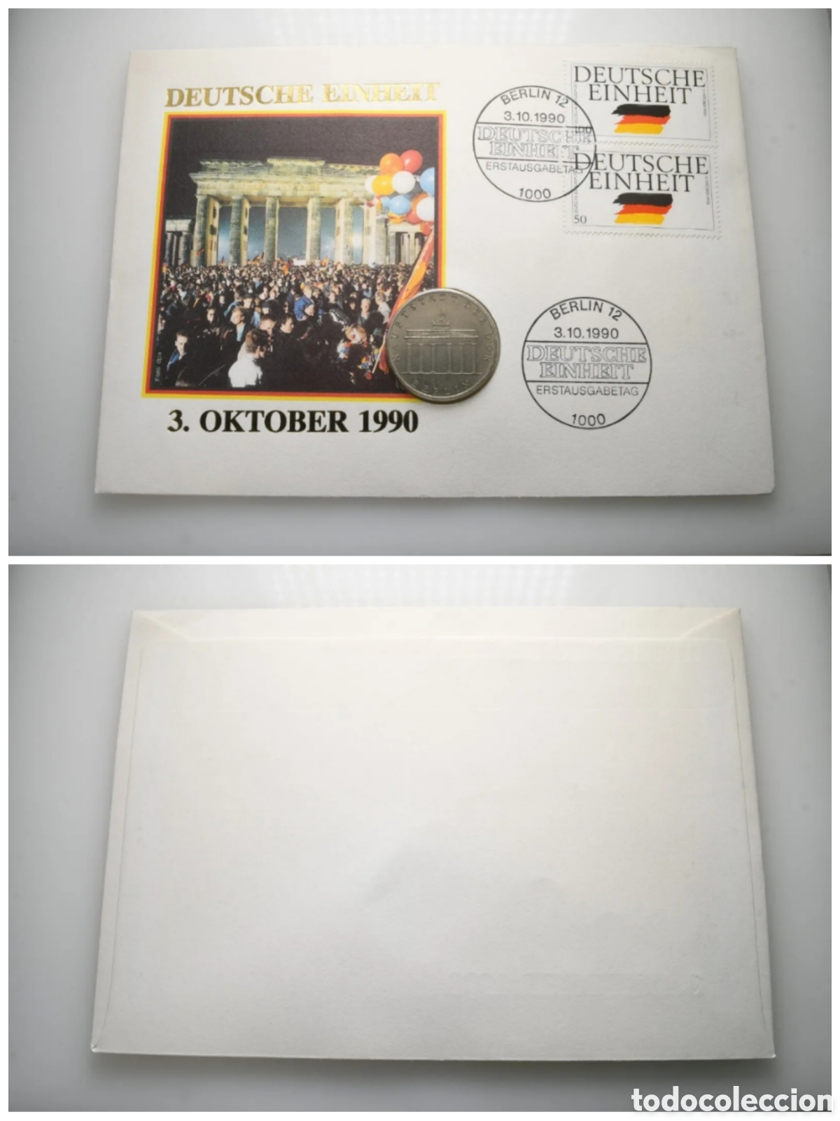 Monedas antiguas de Europa: Sobre con moneda 1971 - Foto 1