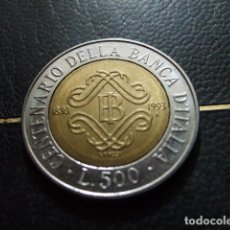 Monedas antiguas de Europa: ITALIA 500 LIRAS 1993 CONMEMORATIVA. Lote 401577719