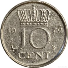 Monedas antiguas de Europa: PAÍSES BAJOS. 10 CENT DE 1979 (REINA JULIANA). KM# 182. (605).