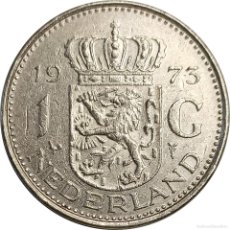 Monedas antiguas de Europa: PAÍSES BAJOS. 1 GULDEN DE 1973 (REINA JULIANA). KM# 184A. (605).