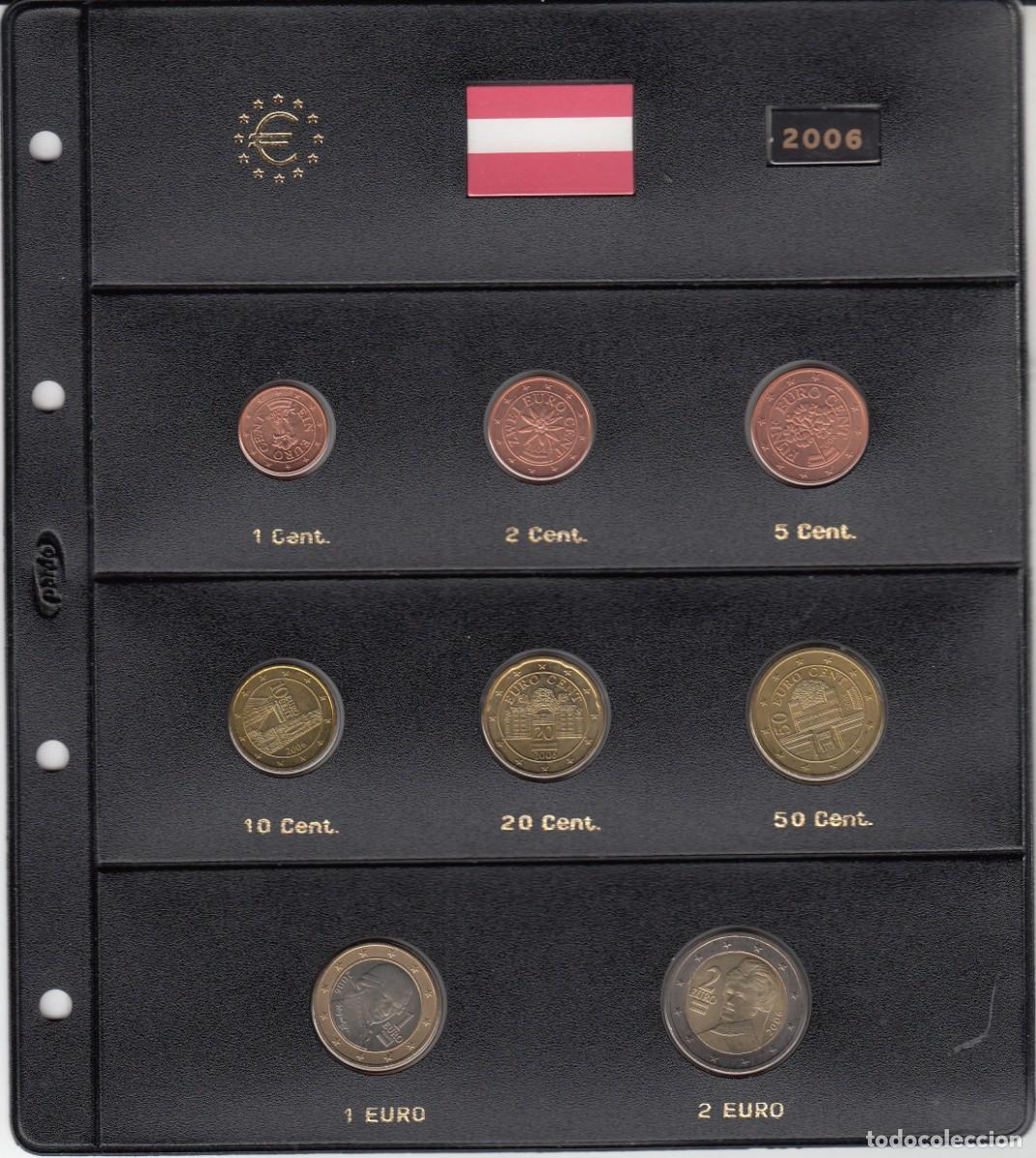 Monedas antiguas de Europa: 8 MONEDAS EURO SIN CIRCULAR -AUSTRIA 2006- EN HOJAS PARDO - SOLICITE LOS A&Ntilde;OS QUE LE FALTEN