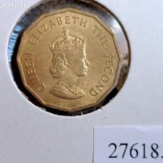 Monedas antiguas de Europa: JERSEY, 1/4 DE CHELIN, (3 PENIQUES) 1964. Lote 401719619