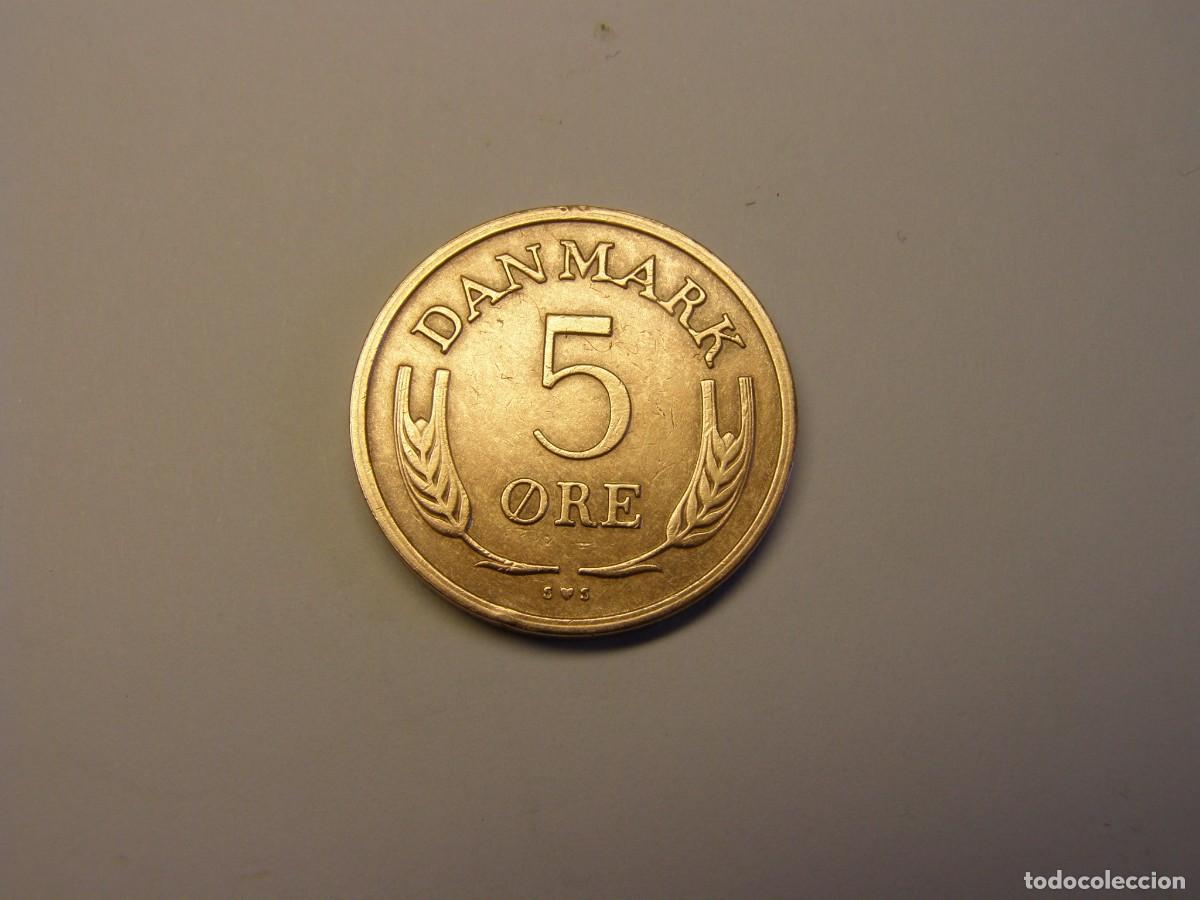 Monedas antiguas de Europa: Moneda de Dinamarca. A&ntilde;o 1972. 5 ore. - Foto 2