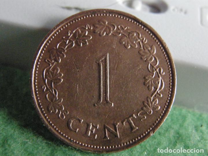 Monedas antiguas de Europa: Moneda Malta 1 centimo 1972 - Foto 3
