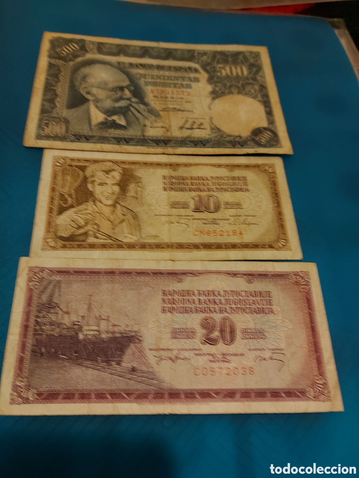 Monedas antiguas de Europa: 2Yugoslavia 1 Espa&ntilde;a - Foto 2
