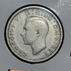Monedas antiguas de Europa: MONEDA PLATA SIXPENCE GRAN BRETAÑA 1939. Lote 402120819