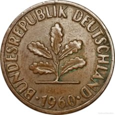 Monedas antiguas de Europa: Ω ALEMANIA. 2 PFENNIG DE 1960 CECA F. KM# 106. (608).. Lote 402356584