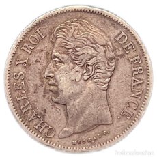 Monedas antiguas de Europa: FRANCIA. CARLOS X. 5 FRANCOS 1.828 LILLE (W). PLATA. Lote 402771099
