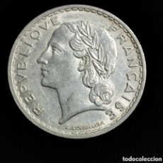 Monedas antiguas de Europa: REPUBLICA FRANCESA 5 FRANCOS 1950 ALUMINIO. MBC.. Lote 403106234