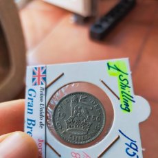 Monedas antiguas de Europa: MONEDA DE 1 UN SHILLING CHELIN REINO UNIDO GRAN BRETAÑA INGLATERRA 1950 MUY BUENA CONSERVACION. Lote 403339064