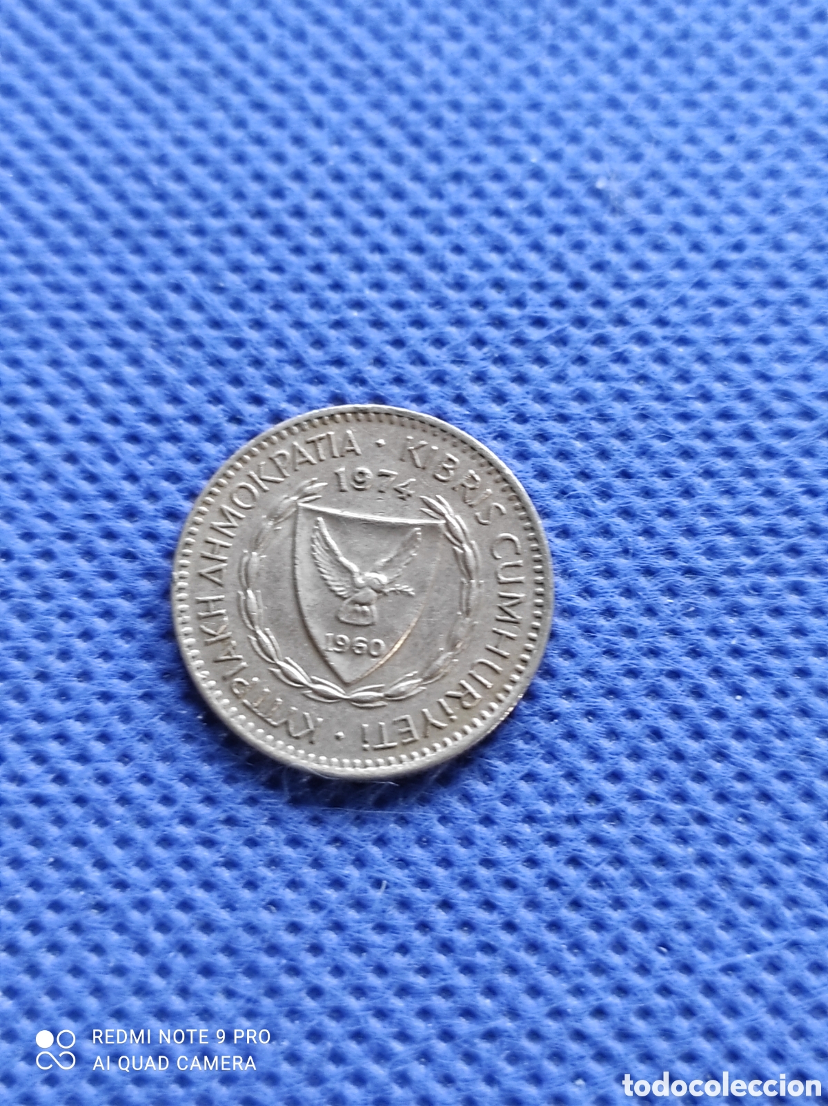 Monedas antiguas de Europa: CHIPRE 20 CENTS 1994 - Foto 2