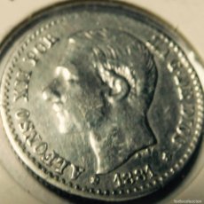 Monedas antiguas de Europa: MONEDA ESPAÑA, 50 CENT, ALFONSO XII, 1881, MADRID, PLATA.ORIGINAL